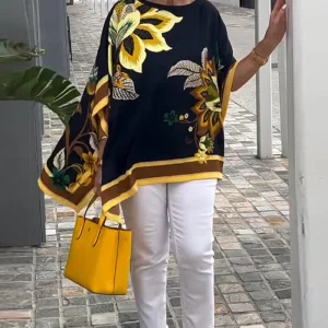 Rheala - Blouse décontractée imprimée