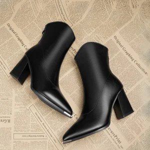 Elaina - Bottes Élégantes à Talon Haut pour Femme