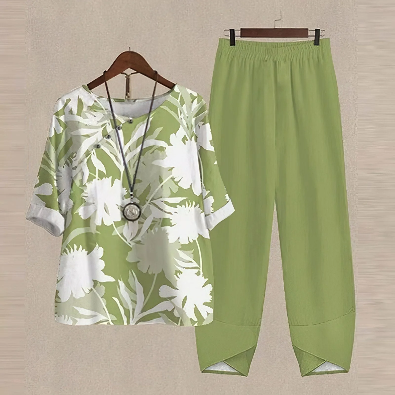 Lilou - Ensemble chemise et pantalon confortable et chic