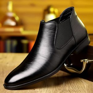 Simon - Bottines En Cuir Élégantes