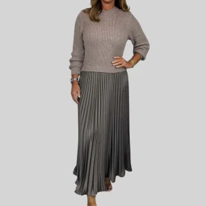 Jacoba - Robe d'hiver unique avec détail de jupe