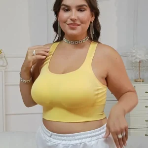 Vittoria - Brassière Sportive Grande Taille avec Coussinets Amovibles et Bretelles Réglables