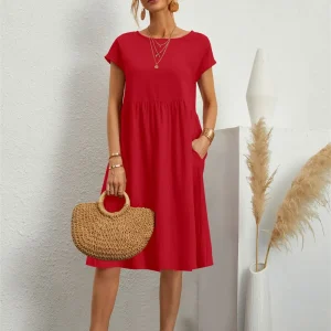 Sage - Robe Décontractée Chic