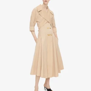 ROBE COL CROISÉ
