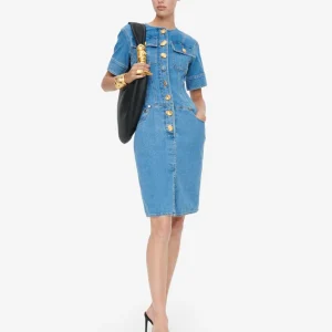 ROBE DENIM CORSET