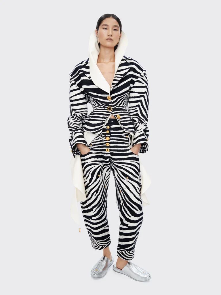 VESTE OVERSIZE BRODÉE