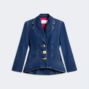 VESTE BASQUE EN DENIM