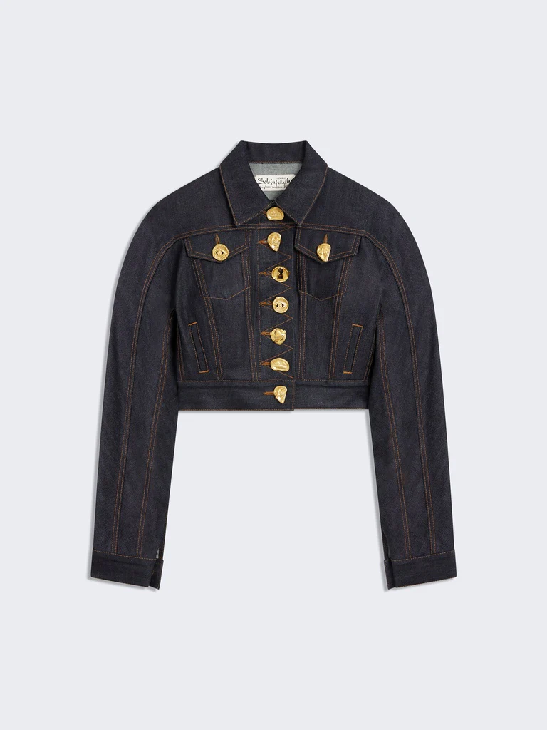 VESTE COURTE ÉPAULES ARRONDIES – Image 3