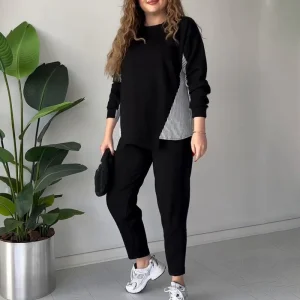 Anouk - Ensemble Lounge Deux Pièces à Blocs de Couleurs