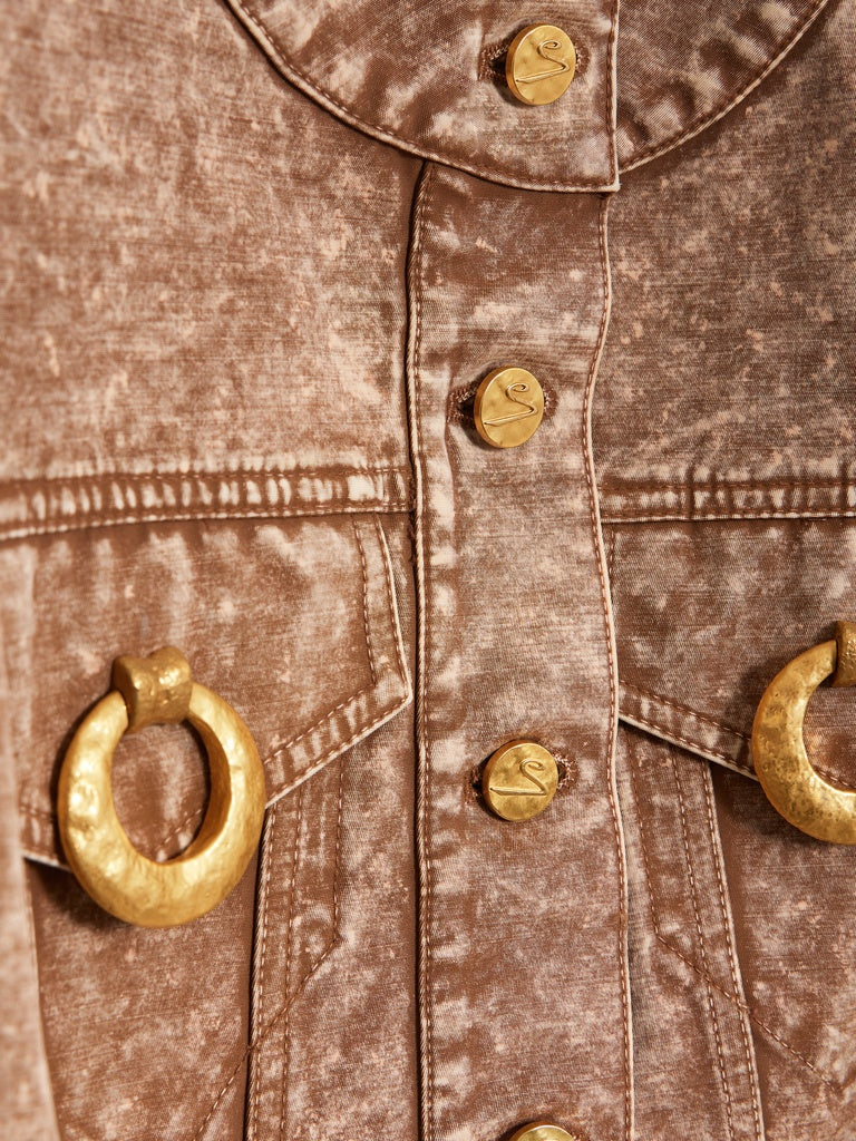 VESTE SANS COL À ÉPAULES CARRÉES – Image 8